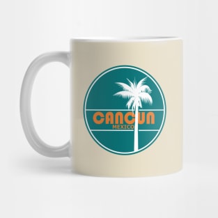 Retro Cancun Mexico Vacation Gift Mug